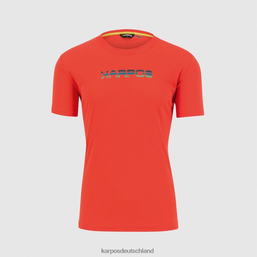 T-Shirt| de Karpos Männer Loma-Trikot Paprika/Seespray ZV820Z428