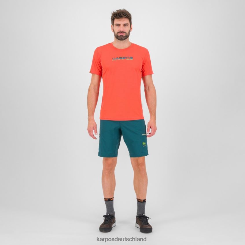 T-Shirt| de Karpos Männer Loma-Trikot Paprika/Seespray ZV820Z428
