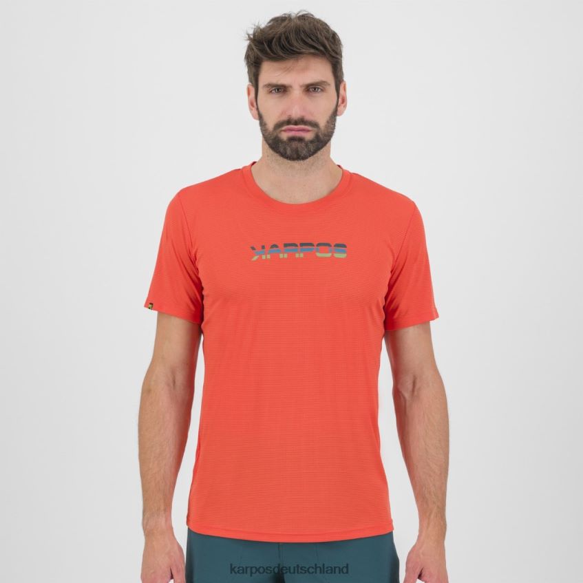 T-Shirt| de Karpos Männer Loma-Trikot Paprika/Seespray ZV820Z428