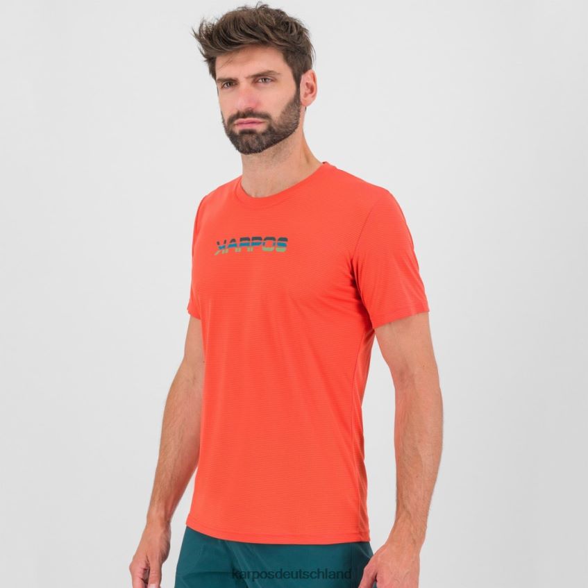 T-Shirt| de Karpos Männer Loma-Trikot Paprika/Seespray ZV820Z428