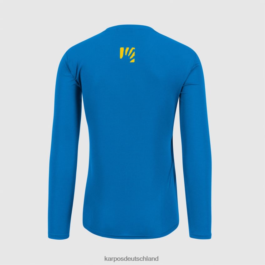 T-Shirt| de Karpos Männer Loma-Trikot ls Indigo-Wimpelkette/hohe Sichtbarkeit ZV820Z383