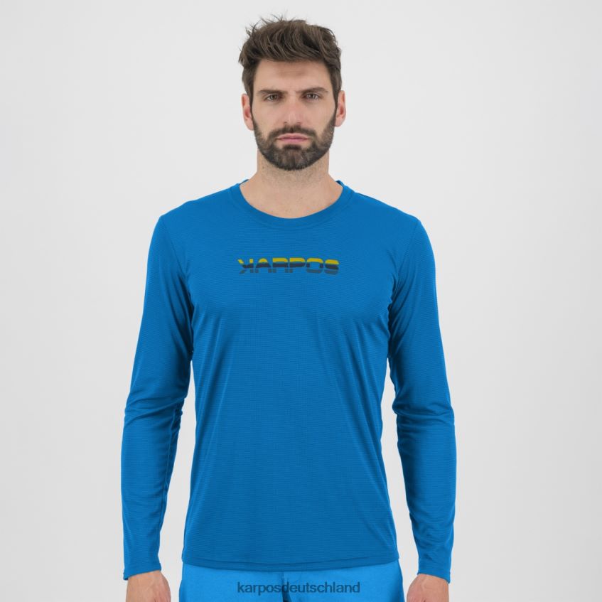 T-Shirt| de Karpos Männer Loma-Trikot ls Indigo-Wimpelkette/hohe Sichtbarkeit ZV820Z383