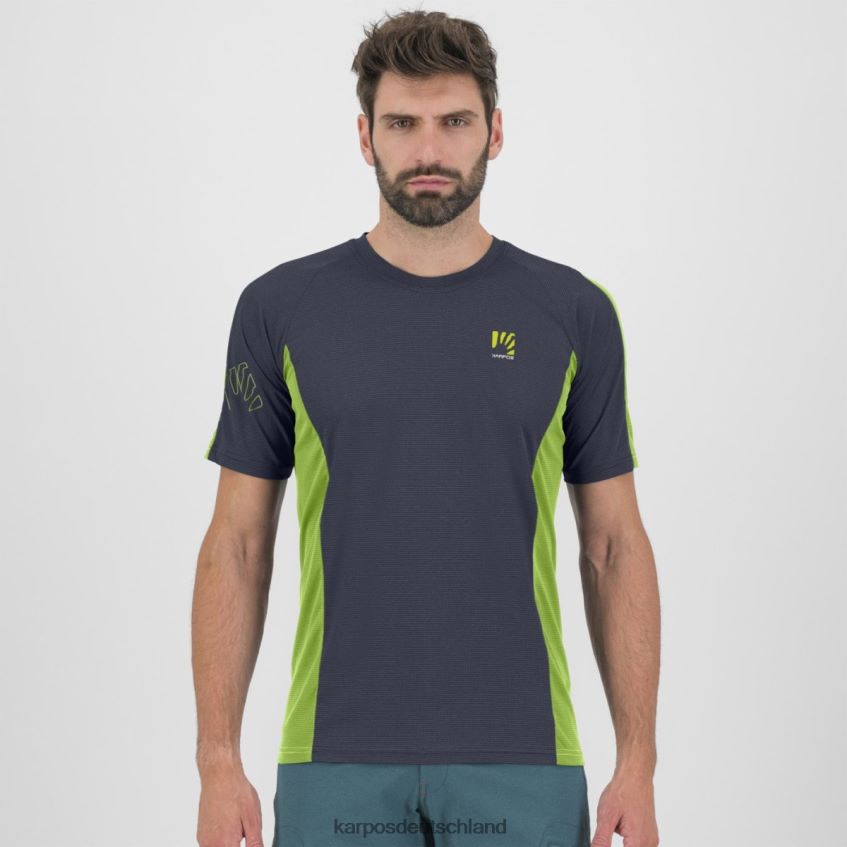 T-Shirt| de Karpos Männer Nuvolau-Trikot Ombreblau/Jasmingrün ZV820Z370