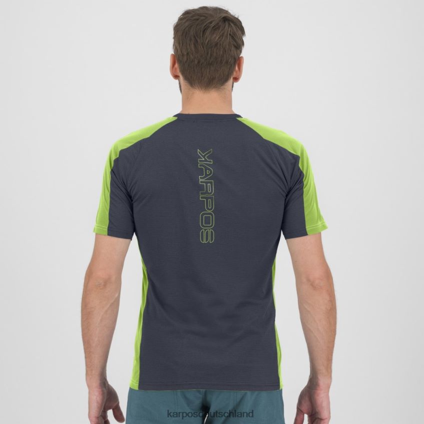 T-Shirt| de Karpos Männer Nuvolau-Trikot Ombreblau/Jasmingrün ZV820Z370