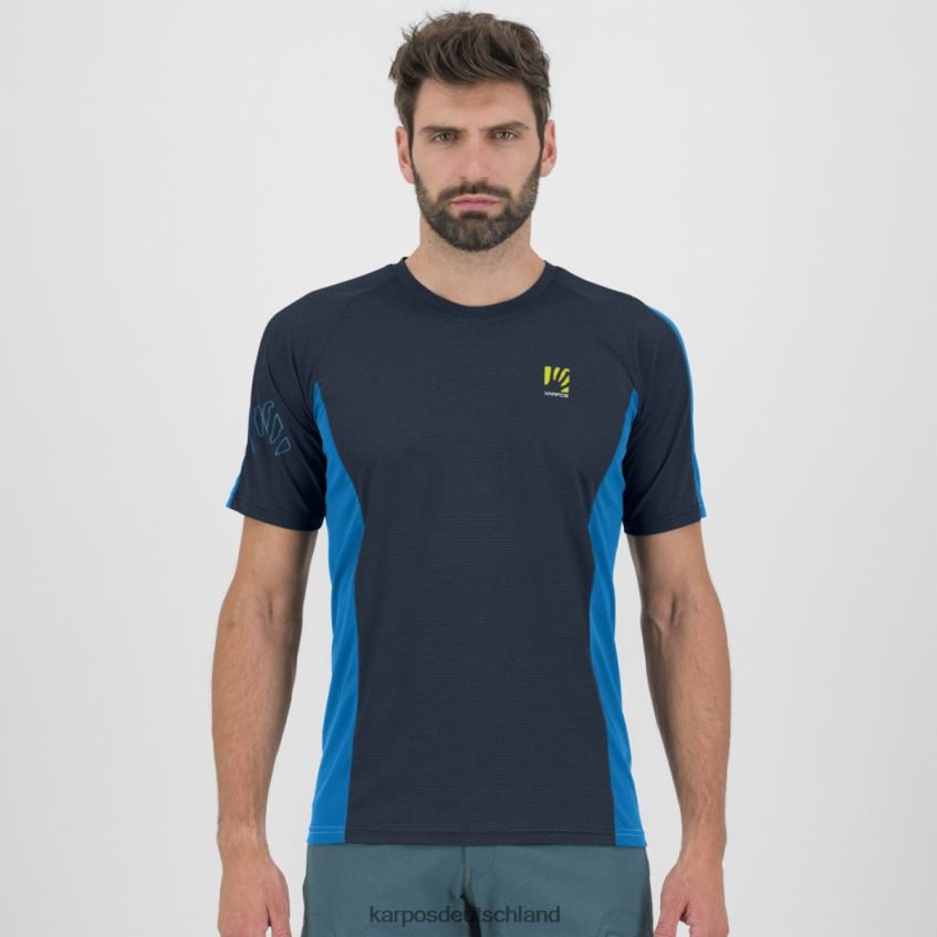 T-Shirt| de Karpos Männer Nuvolau-Trikot Weltraum/Indigo-Buntung ZV820Z372