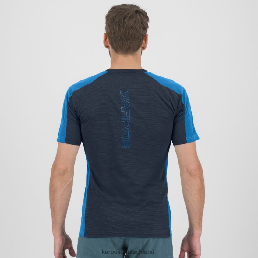 T-Shirt| de Karpos Männer Nuvolau-Trikot Weltraum/Indigo-Buntung ZV820Z372