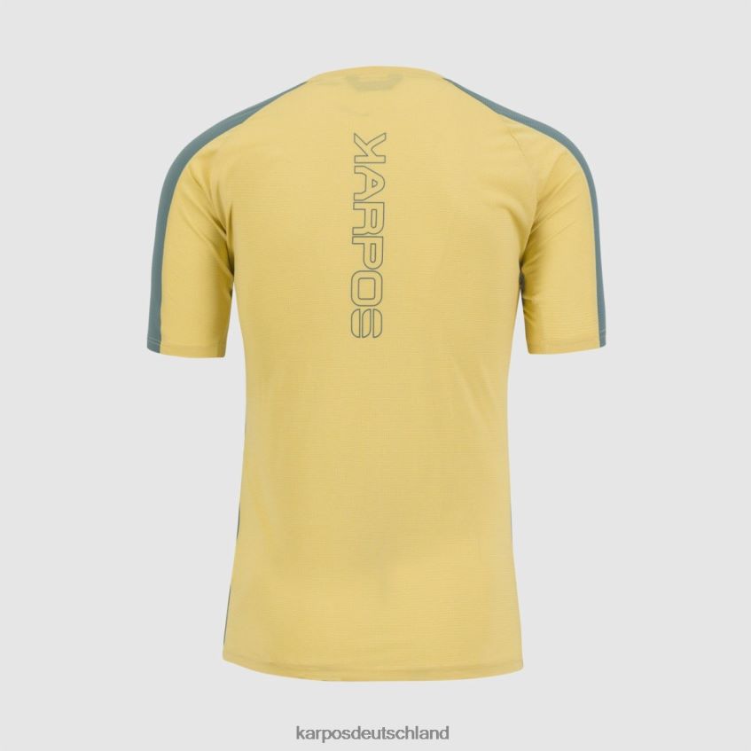 T-Shirt| de Karpos Männer Nuvolau-Trikot Zitronencurry/Nordatlantik ZV820Z371