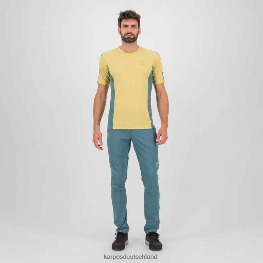 T-Shirt| de Karpos Männer Nuvolau-Trikot Zitronencurry/Nordatlantik ZV820Z371