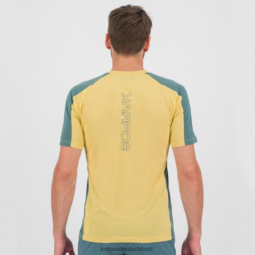 T-Shirt| de Karpos Männer Nuvolau-Trikot Zitronencurry/Nordatlantik ZV820Z371