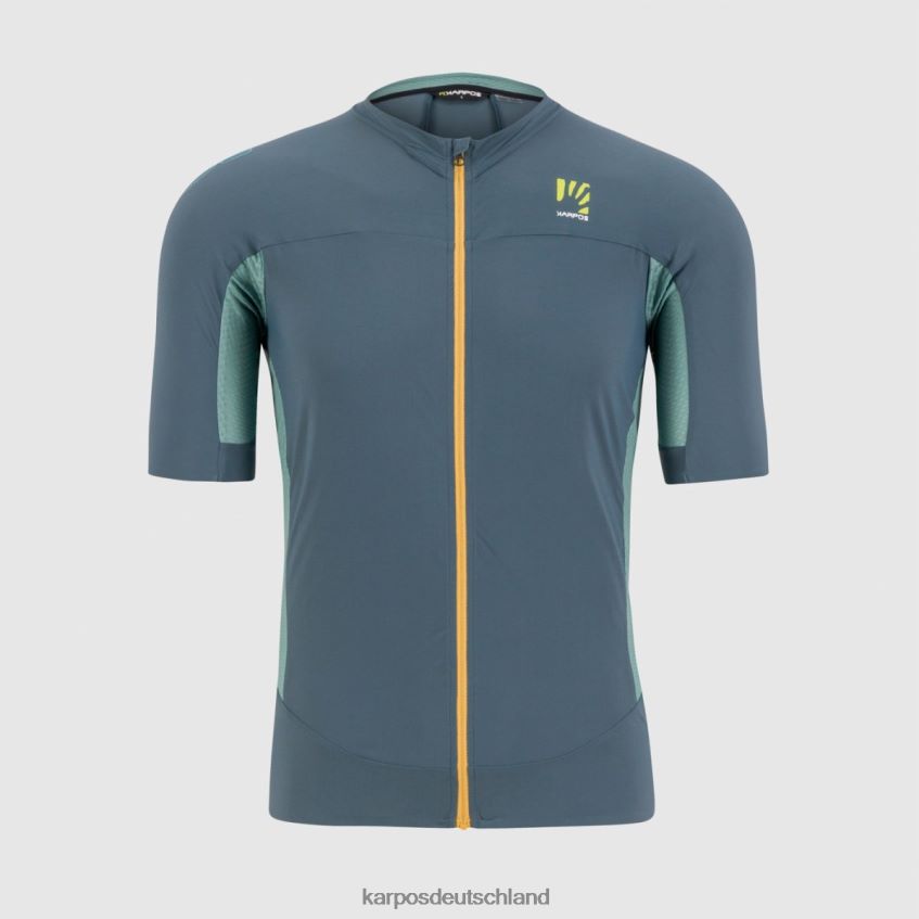 T-Shirt| de Karpos Männer Pralongia Evo-Trikot dunkler Schiefer/Nordatlantik ZV820Z299