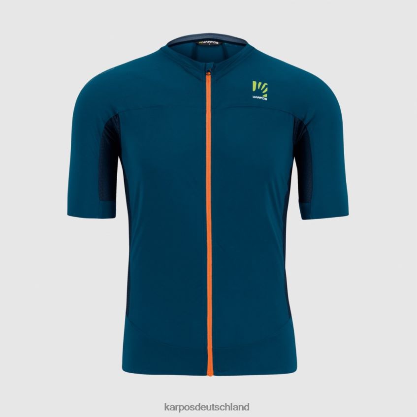T-Shirt| de Karpos Männer Pralongia Evo-Trikot marokkanisches Blau/Weltraum ZV820Z301