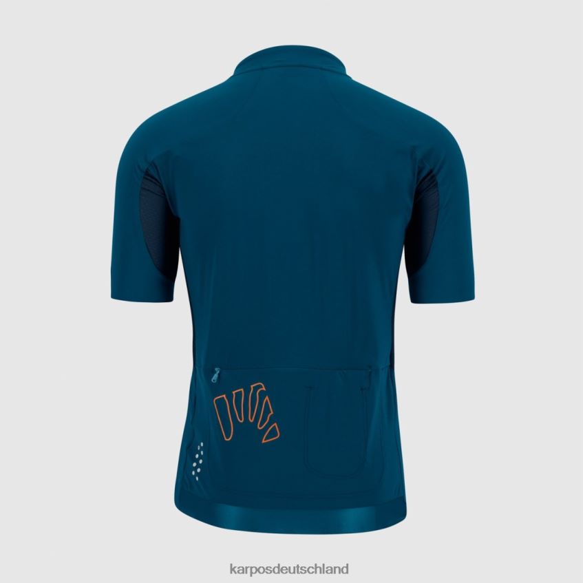 T-Shirt| de Karpos Männer Pralongia Evo-Trikot marokkanisches Blau/Weltraum ZV820Z301