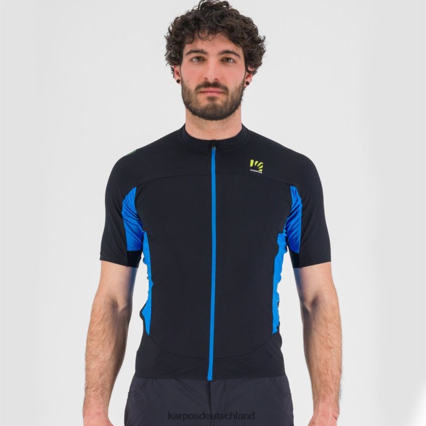 T-Shirt| de Karpos Männer Pralongia-Trikot schwarz/indigo b. ZV820Z310