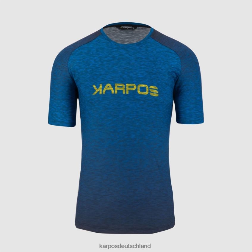 T-Shirt| de Karpos Männer Prato-Piazza-Trikot Weltraum/Indigo-Wimpelkette/hoch ZV820Z357