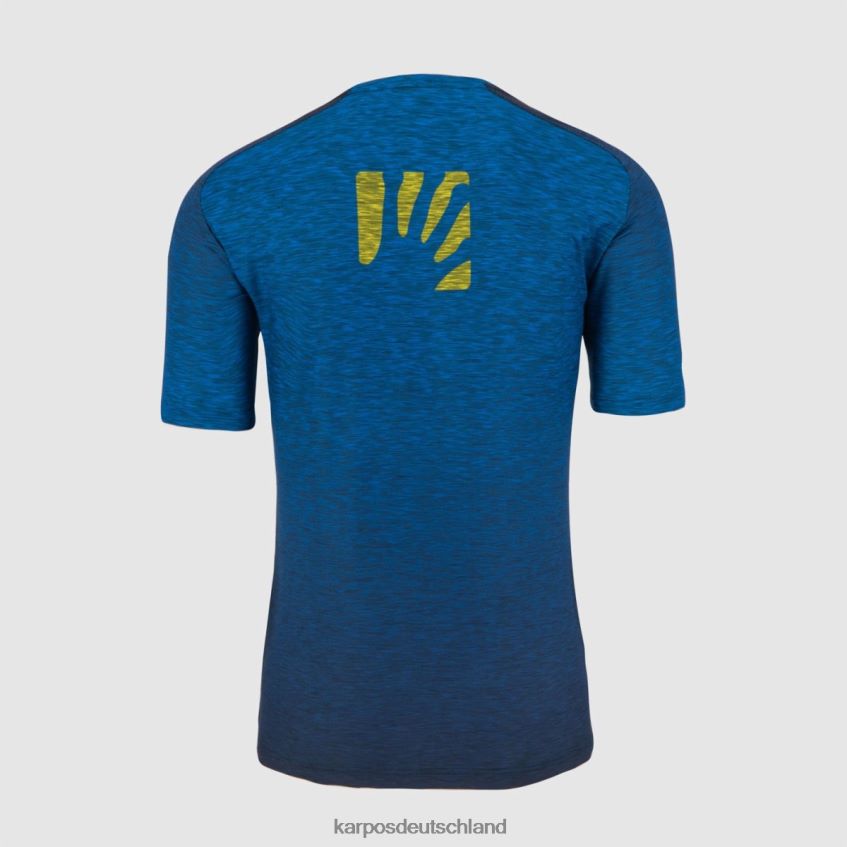 T-Shirt| de Karpos Männer Prato-Piazza-Trikot Weltraum/Indigo-Wimpelkette/hoch ZV820Z357