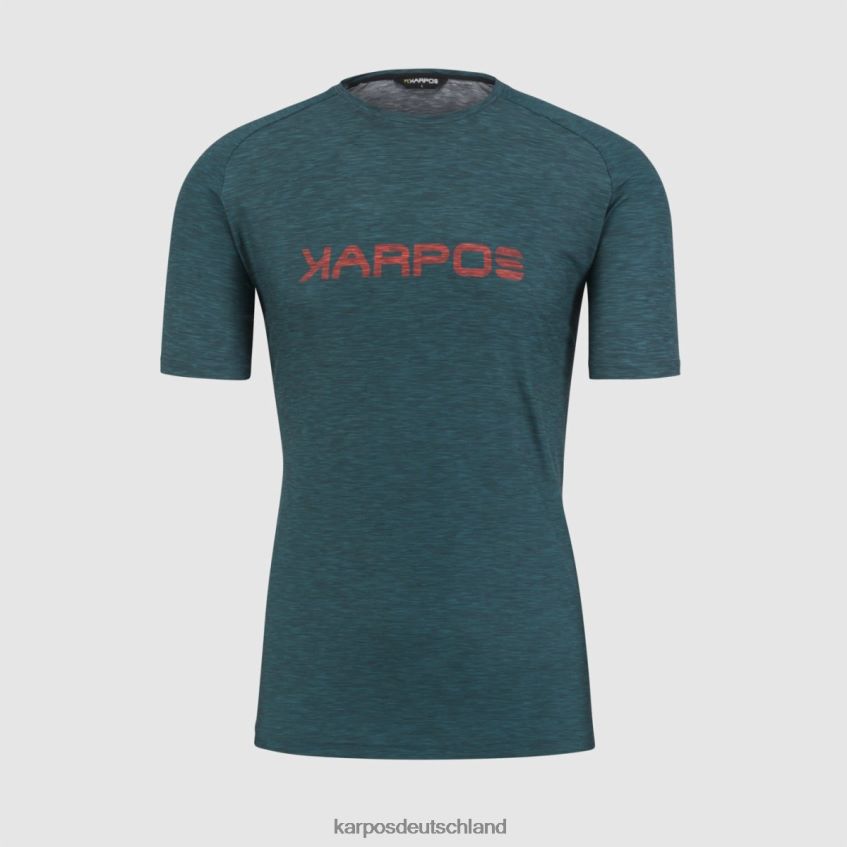 T-Shirt| de Karpos Männer Prato-Piazza-Trikot dunkles Meer/Balsam/Paprika ZV820Z356