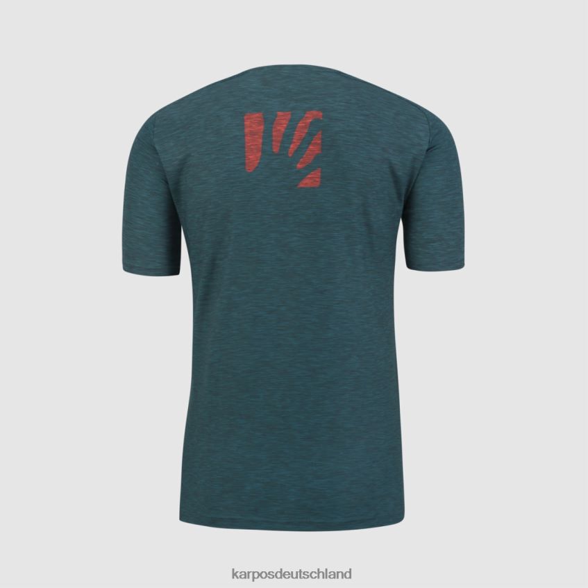 T-Shirt| de Karpos Männer Prato-Piazza-Trikot dunkles Meer/Balsam/Paprika ZV820Z356