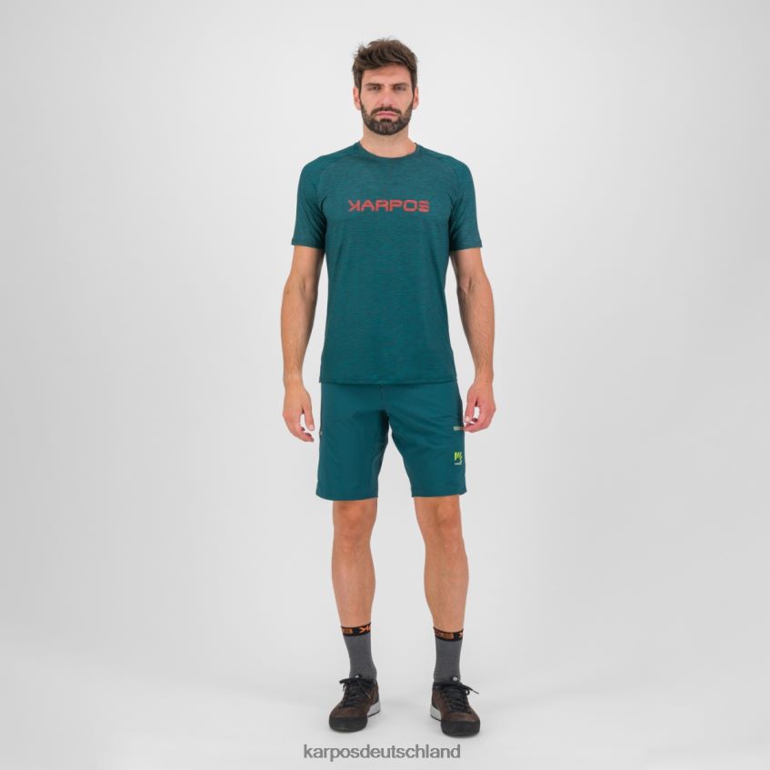 T-Shirt| de Karpos Männer Prato-Piazza-Trikot dunkles Meer/Balsam/Paprika ZV820Z356