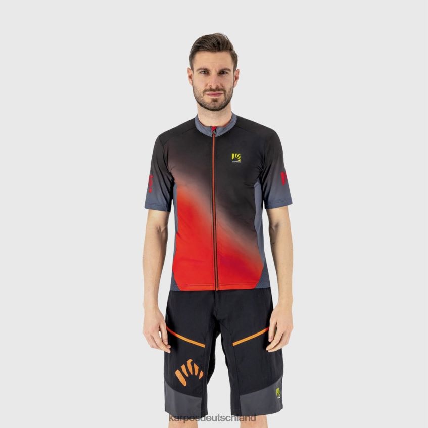 T-Shirt| de Karpos Männer Sprungtrikot Druck 1 ombre blu grün fluo b ZV820Z306