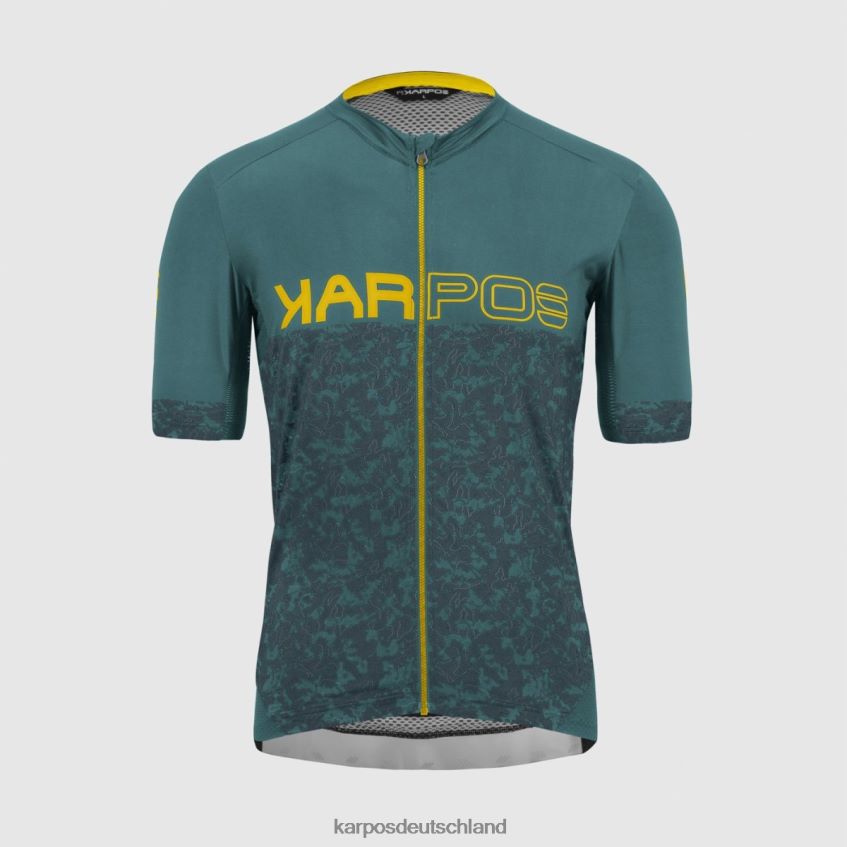 T-Shirt| de Karpos Männer Sprungtrikot Nordatlantik/dunkler Schiefer/Zitrone c. ZV820Z307