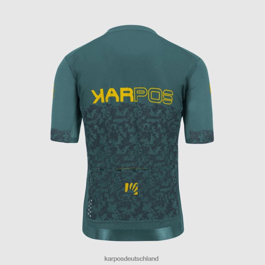 T-Shirt| de Karpos Männer Sprungtrikot Nordatlantik/dunkler Schiefer/Zitrone c. ZV820Z307