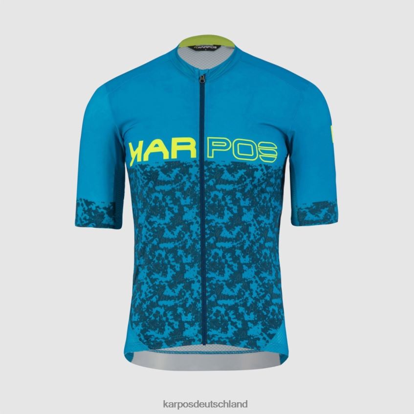 T-Shirt| de Karpos Männer Sprungtrikot emailliert b/refl.teich/gelb fluo ZV820Z302