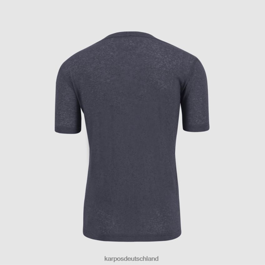 T-Shirt| de Karpos Männer Totoga-Hanf-T-Shirt Ombre-Blau ZV820Z343