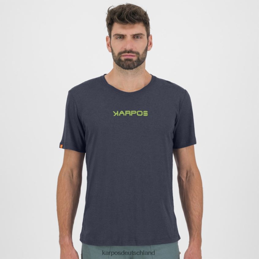 T-Shirt| de Karpos Männer Totoga-Hanf-T-Shirt Ombre-Blau ZV820Z343