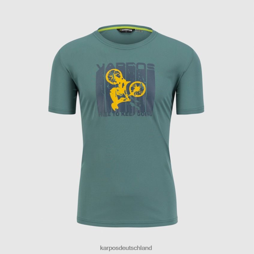T-Shirt| de Karpos Männer Val Federia T-Shirt Nordatlantikdruck 2 ZV820Z393