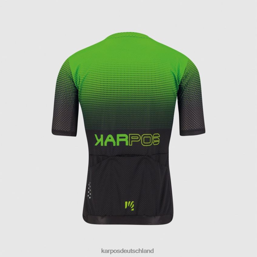 T-Shirt| de Karpos Männer Val-Viola-Trikot Ombreblau/Fluogrün/Indigo ZV820Z318