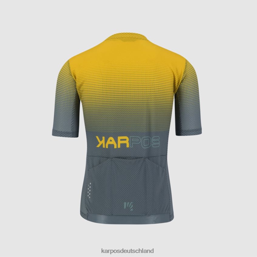 T-Shirt| de Karpos Männer Val-Viola-Trikot dunkler Schiefer/Zitronen-Curry/Nord-A ZV820Z319