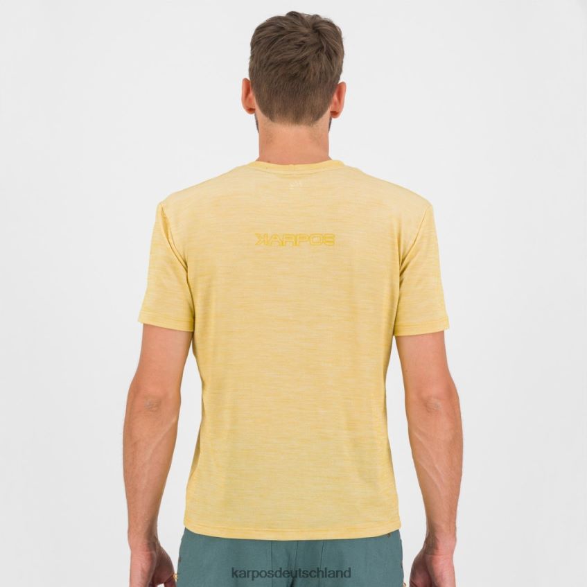 T-Shirt| de Karpos Männer Verdana-Merino-T-Shirt Zitronencurry ZV820Z346