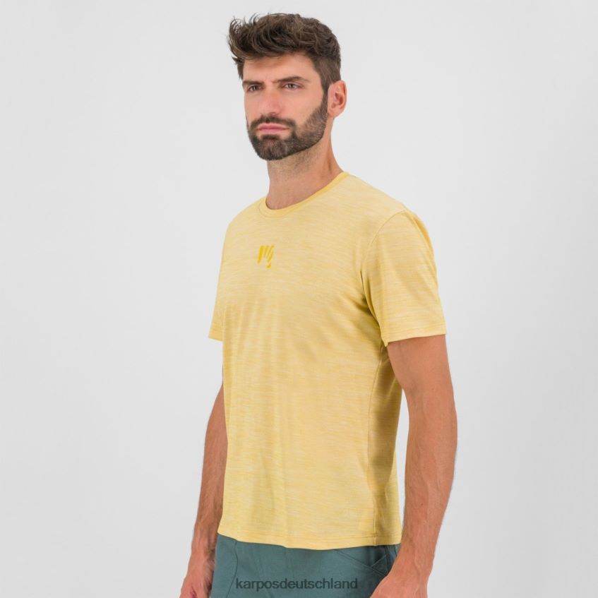 T-Shirt| de Karpos Männer Verdana-Merino-T-Shirt Zitronencurry ZV820Z346
