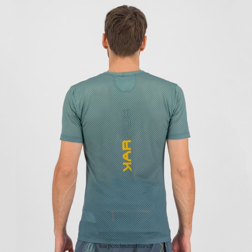 T-Shirt| de Karpos Männer Verve-Mesh-T-Shirt dunkler Schiefer/Nordatlantik ZV820Z378