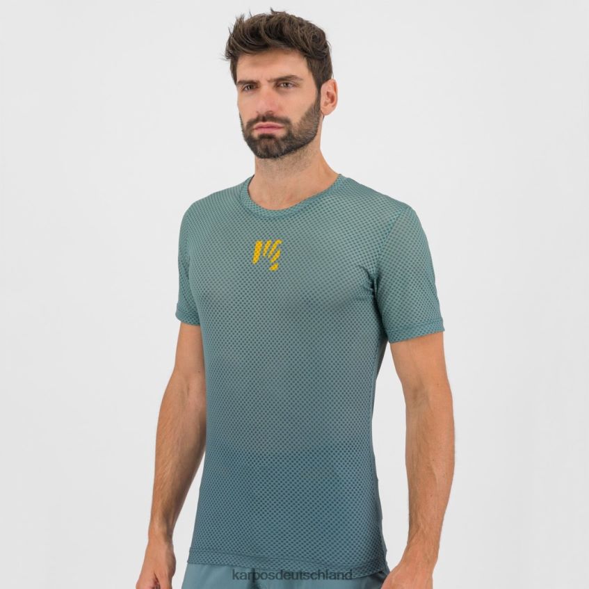 T-Shirt| de Karpos Männer Verve-Mesh-T-Shirt dunkler Schiefer/Nordatlantik ZV820Z378