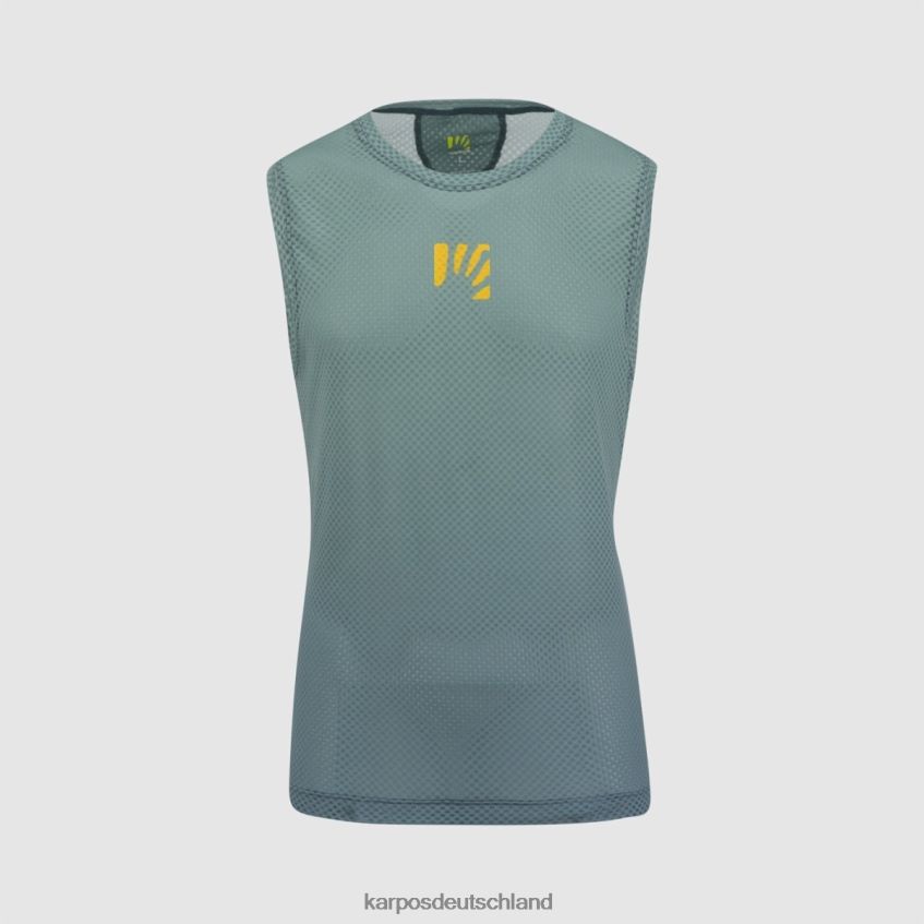 T-Shirt| de Karpos Männer Verve Mesh ärmellos dunkler Schiefer/Nordatlantik ZV820Z385