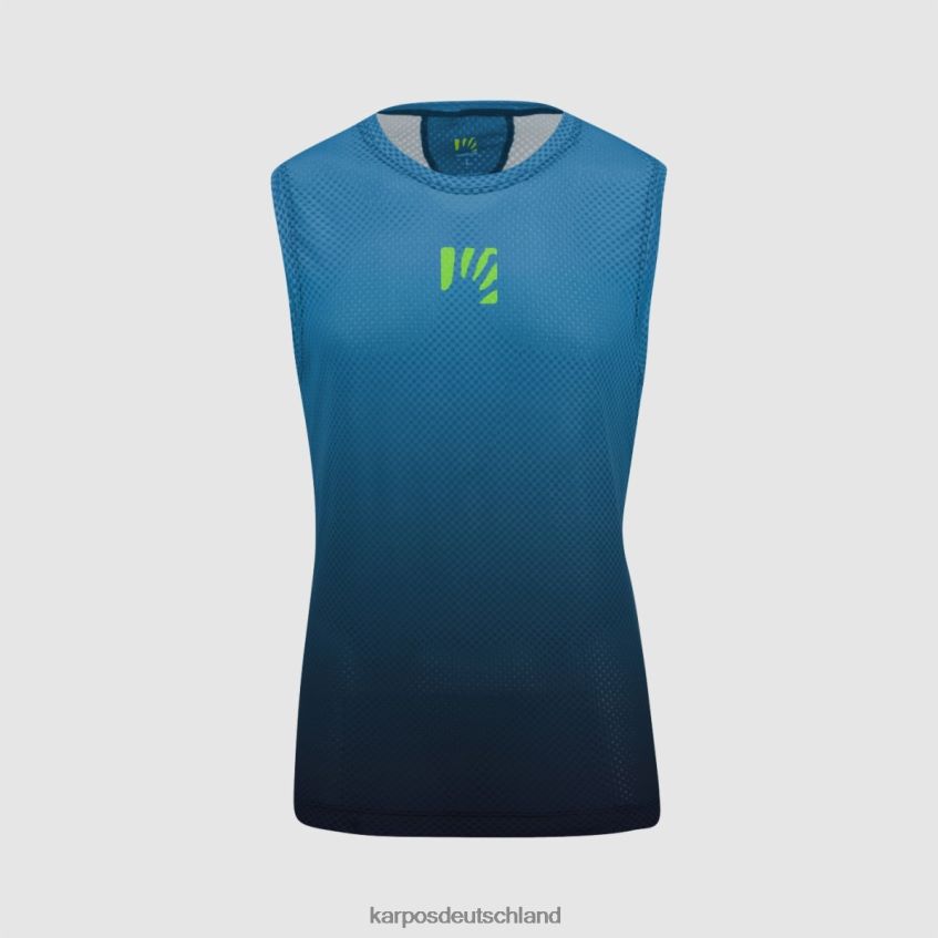 T-Shirt| de Karpos Männer Verve Mesh ärmellos schwarz/indigo b. ZV820Z387