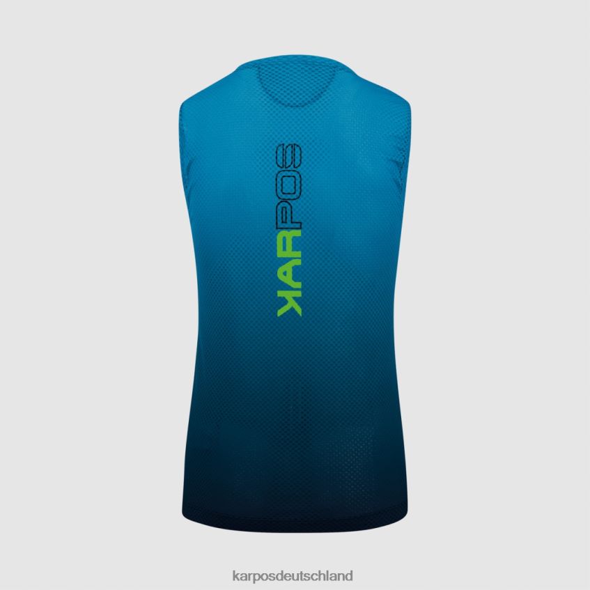 T-Shirt| de Karpos Männer Verve Mesh ärmellos schwarz/indigo b. ZV820Z387