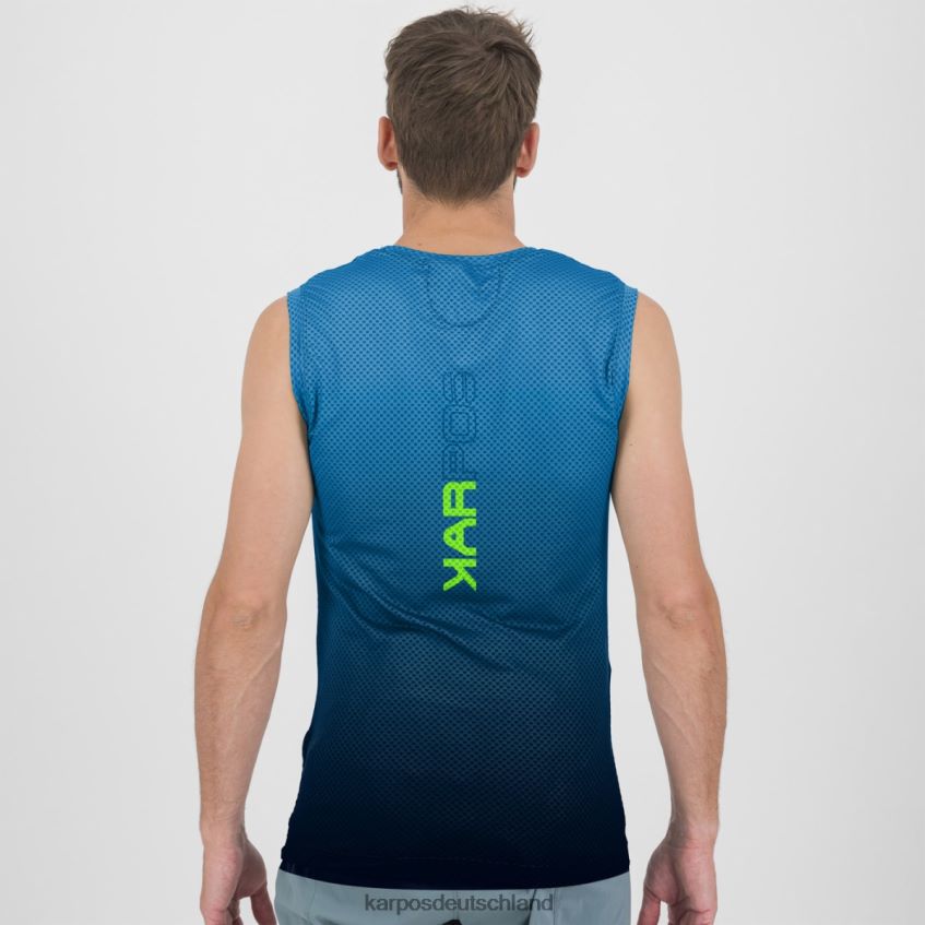 T-Shirt| de Karpos Männer Verve Mesh ärmellos schwarz/indigo b. ZV820Z387