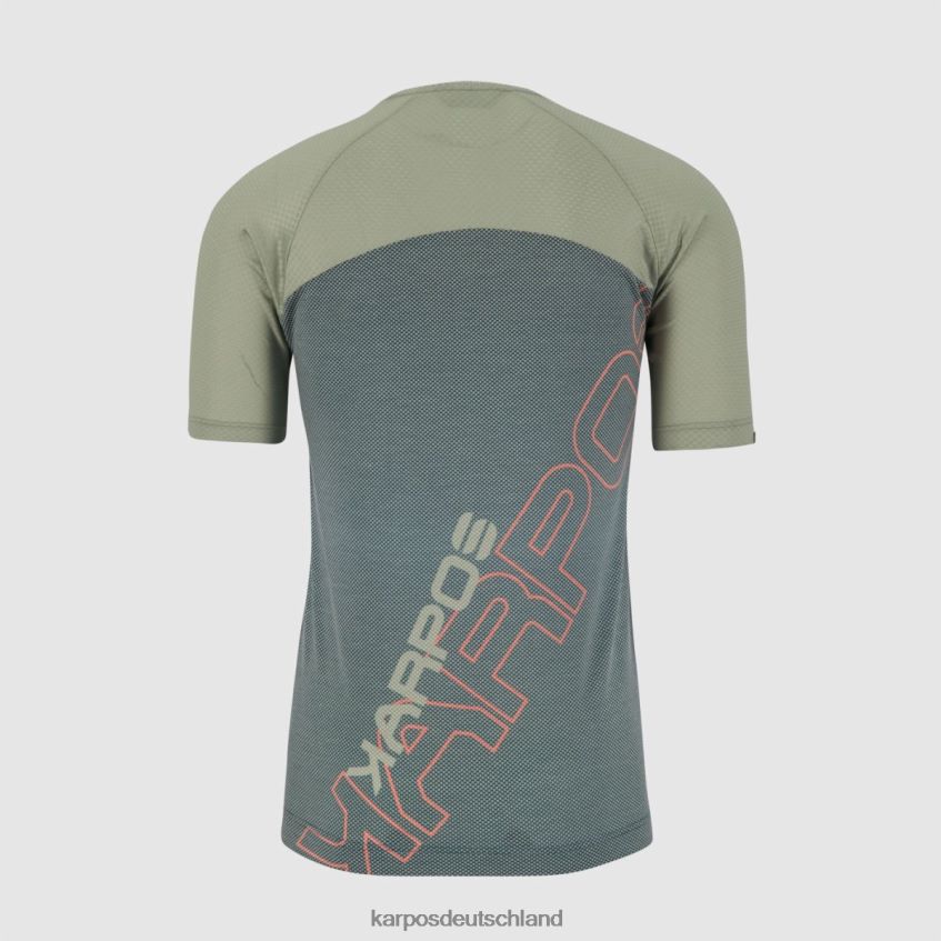 T-Shirt| de Karpos Männer bewegtes Evo-Trikot dunkles Meer/Seegischt ZV820Z337