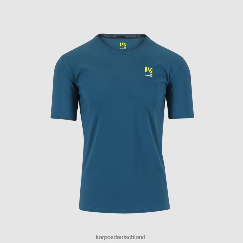 T-Shirt| de Karpos Männer empfindliches T-Shirt marokkanisches Blau ZV820Z373