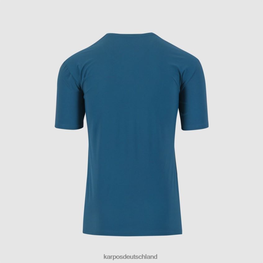 T-Shirt| de Karpos Männer empfindliches T-Shirt marokkanisches Blau ZV820Z373