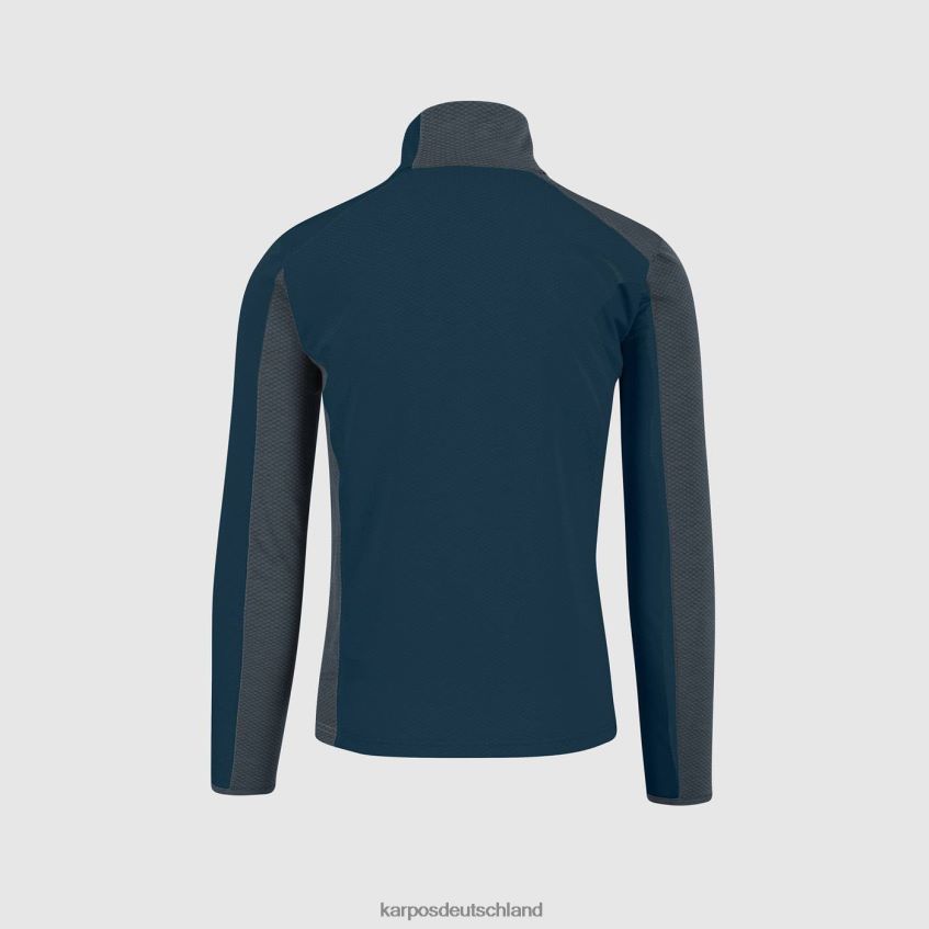 Vlies| de Karpos Männer Cherz-Fleece dunkler Schiefer/Mitternacht ZV820Z186