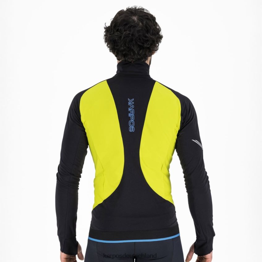 Vlies| de Karpos Männer Lavaredo-Fleece Schwefel schwarz/schwarz ZV820Z208