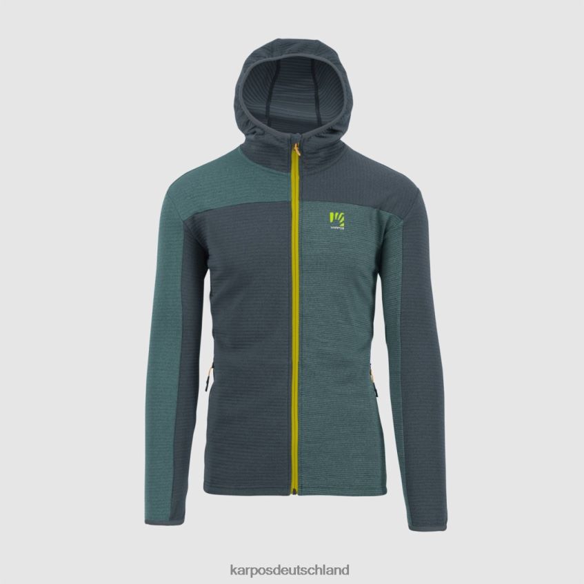 Vlies| de Karpos Männer Nuvolau-Fleece Nordatlantik/dunkler Schiefer ZV820Z237