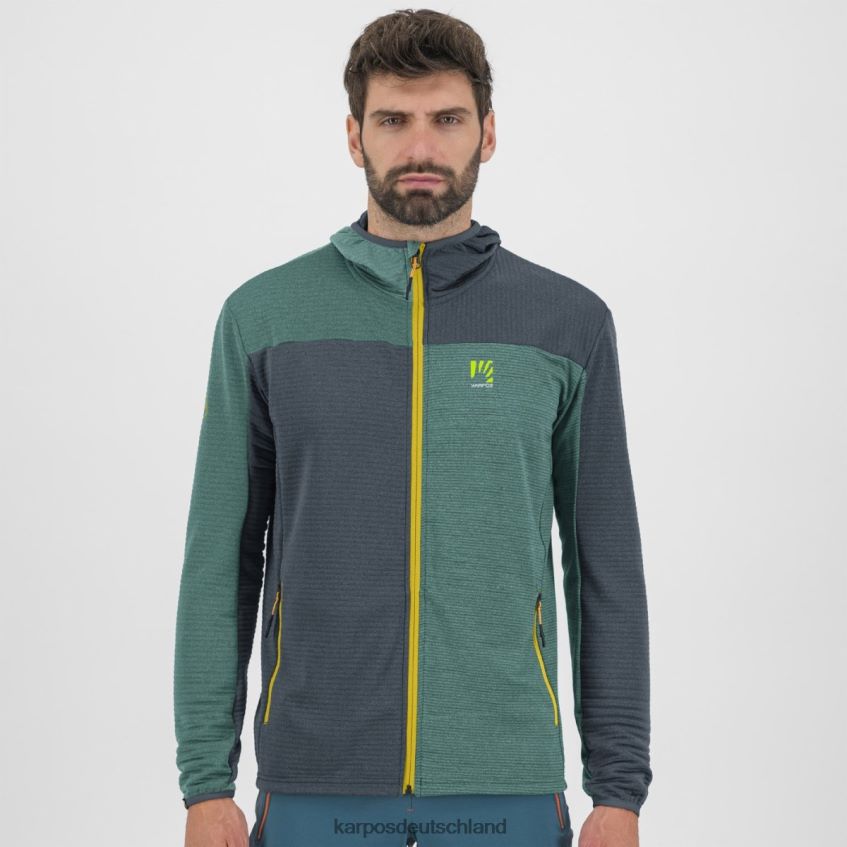 Vlies| de Karpos Männer Nuvolau-Fleece Nordatlantik/dunkler Schiefer ZV820Z237