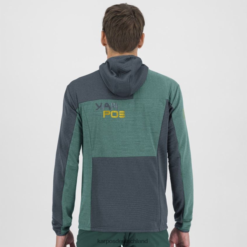 Vlies| de Karpos Männer Nuvolau-Fleece Nordatlantik/dunkler Schiefer ZV820Z237