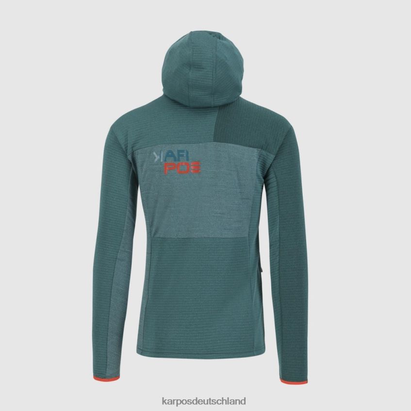 Vlies| de Karpos Männer Nuvolau-Fleece dunkles Meer/Balsam ZV820Z235