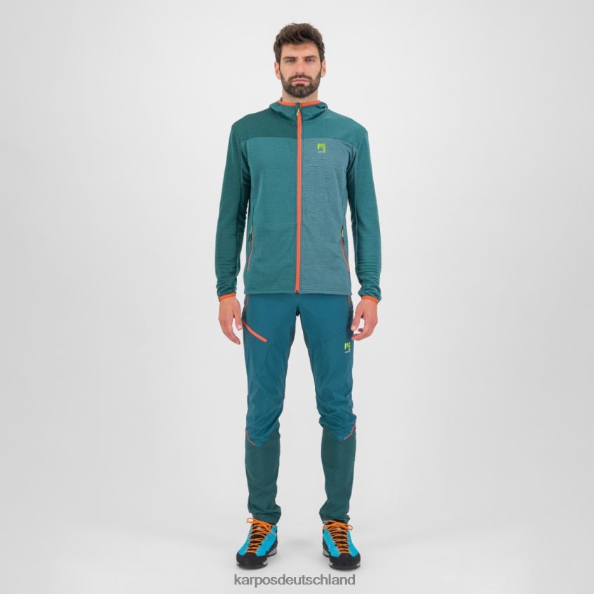 Vlies| de Karpos Männer Nuvolau-Fleece dunkles Meer/Balsam ZV820Z235