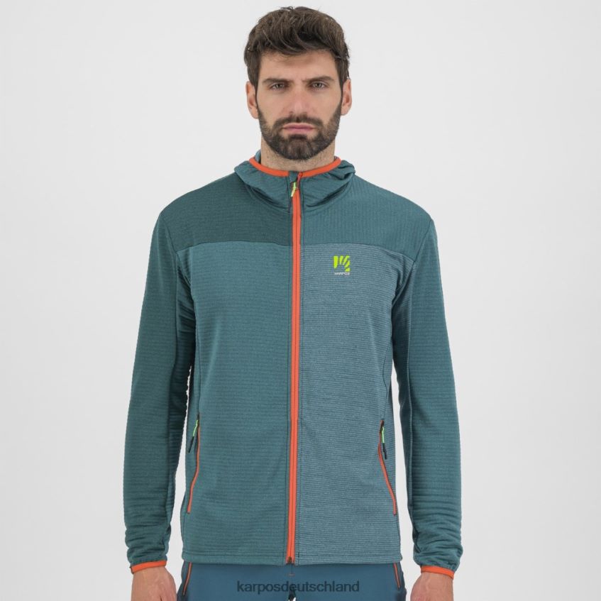 Vlies| de Karpos Männer Nuvolau-Fleece dunkles Meer/Balsam ZV820Z235